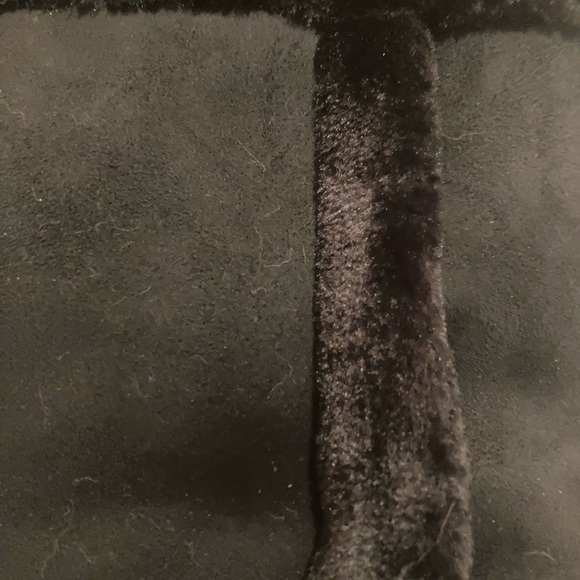 NWOB Arizona Jean Co Memory Foam Black Boots with Faux Fur Size 10 - Picture 4 of 5